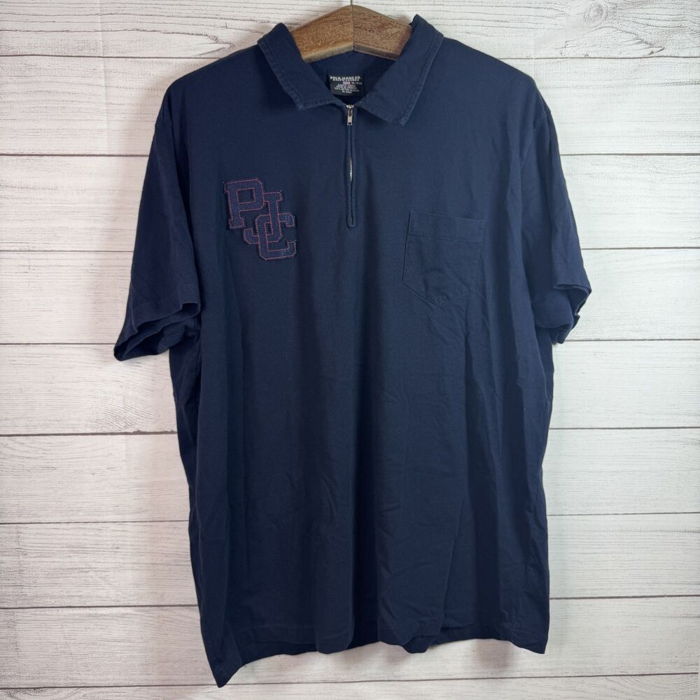 Vintage Polo Jeans Co. Ralph Lauren Y2K Men’s XL Pocket Polo T-Shirt 1/4 Zip